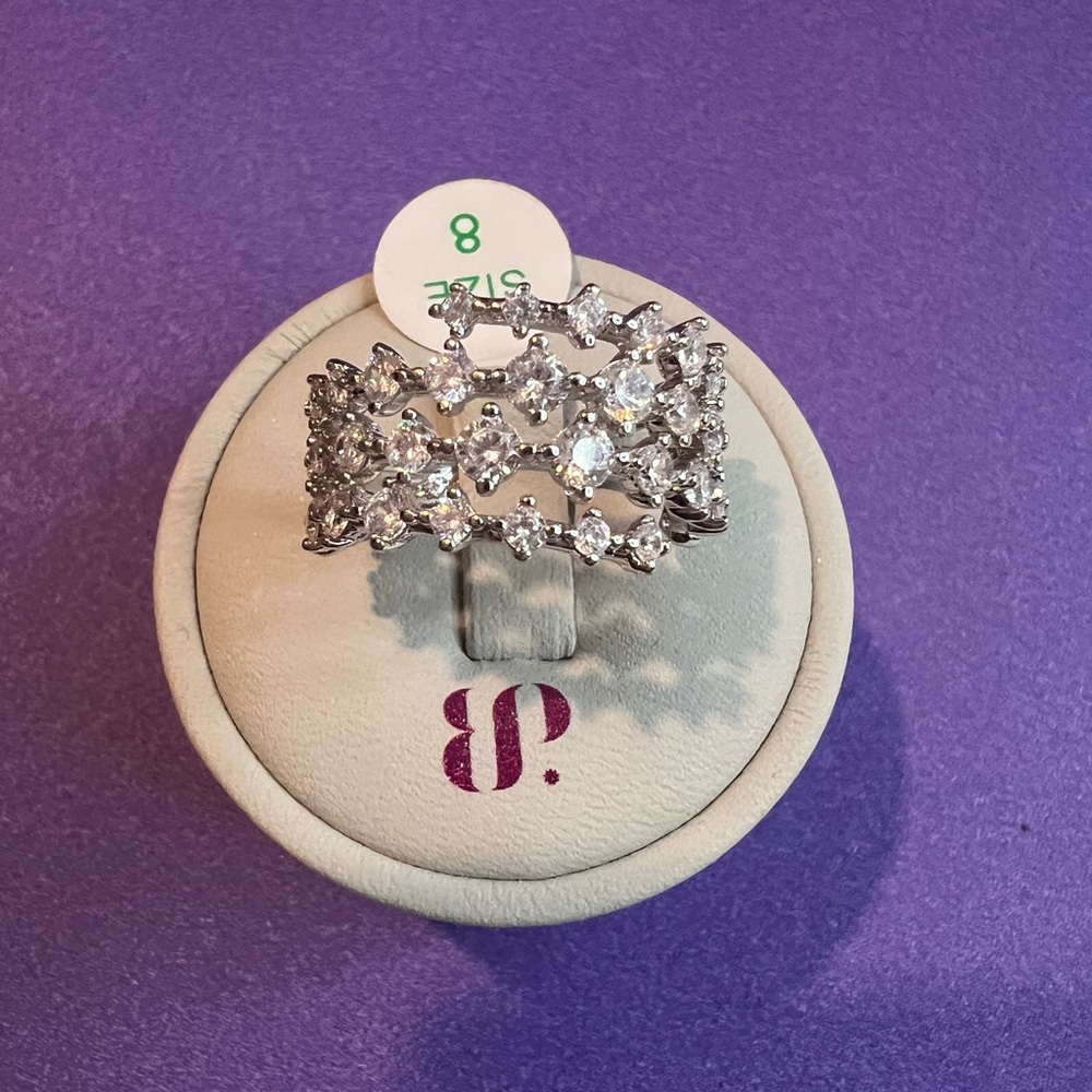 Bomb Party Ring “Passing Glances” Size 8